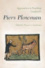 Approaches to Teaching Langland's Piers Plowman