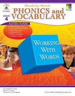 Month-by-Month Phonics and Vocabulary, Grade 4