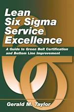 Lean Six Sigma Service Excellence