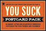 The You Suck Postcard Pack