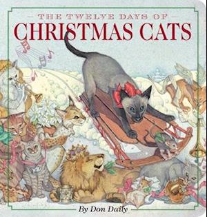 The Twelve Days of Christmas Cats Oversized Padded Board Book