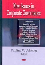 New Issues in Corporate Governance