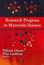 Research Progress in Materials Science