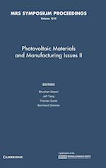 Photovoltaic Materials and Manufacturing Issues II: Volume 1210