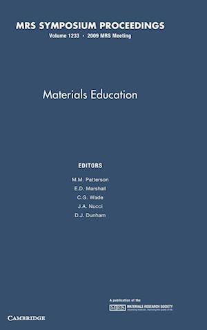 Materials Education: Volume 1233