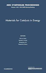 Materials for Catalysis in Energy: Volume 1446