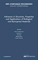 Advances in Structures, Properties and Applications of Biological and Bioinspired Materials: Volume 1621