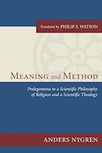 Meaning and Method