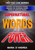 Supernatural Words of Power