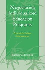 Negotiating Individualized Education Programs