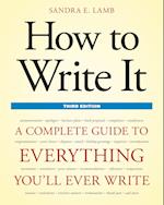 How to Write it