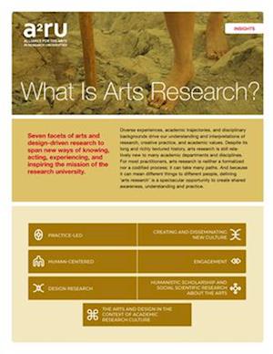 What Is Arts Research?