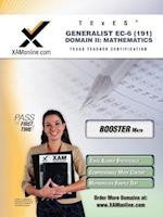 Texes Generalist EC-6 191 Mathematics Boost Edition