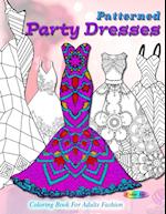 Patterned party dresses