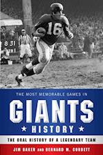 Most Memorable Games in Giants History