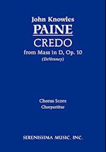 Credo (from Mass, Op. 10) - Chorus Score