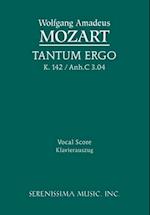 Tantum Ergo, K. 142 / Anh.C 3.04 - Vocal Score