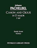 Canon and Gigue in D major, T 337 - Study score
