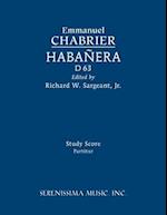 Habanera, D 63: Study score 