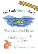 Little Green Island with a Little Red House