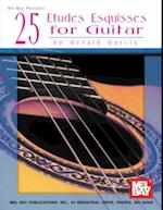 25 Etudes Esquisses for Guitar