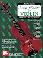 Easy Classics for Violin - With Piano Accompaniment