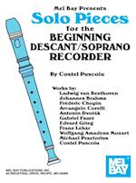 Solo Pieces for the Beginning Descant/Soprano Recorder