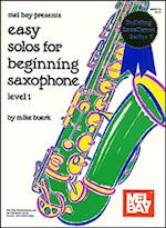 Easy Solos for Beginning Saxophone, Level 1