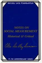 Notes on Social Measurement