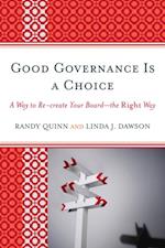 Good Governance is a Choice