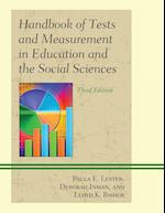 Handbook of Tests and Measurement in Education and the Social Sciences