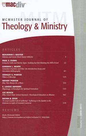 McMaster Journal of Theology and Ministry