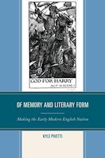 Of Memory and Literary Form