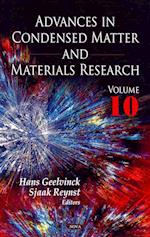 Advances in Condensed Matter & Materials Research