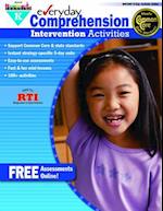 Everyday Comprehension Intervention Activities Grade K Book Teacher Resource