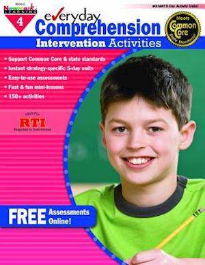 Everyday Comprehension Intervention Activities Grade 4 Book Teacher Resource