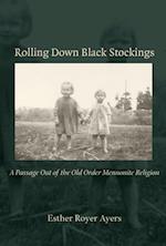 Rolling Down Black Stockings