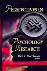 Perspectives in Psychology Research