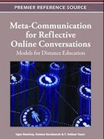 Meta-Communication for Reflective Online Conversations: Models for Distance Education