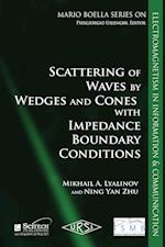 Scattering of Wedges and Cones with Impedance Boundary Conditions