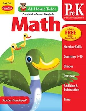 At Home Tutor Math, Grade Pre-K