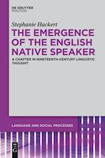 Emergence of the English Native Speaker