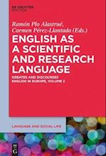 English as a Scientific and Research Language