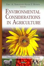 Environmental Considerations in Agriculture