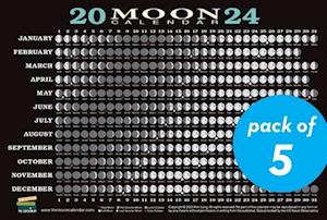 2024 Moon Calendar Card (5 Pack)