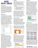 Excel Pivot Tables Laminated Tip Card