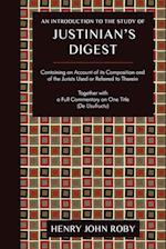 An Introduction to the Study of Justinian's Digest