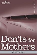 Don'ts for Mothers