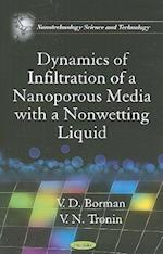 Dynamics of Infiltration of a Nanoporous Media with a Nonwetting Liquid