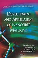 Development & Application of Nanofiber Materials